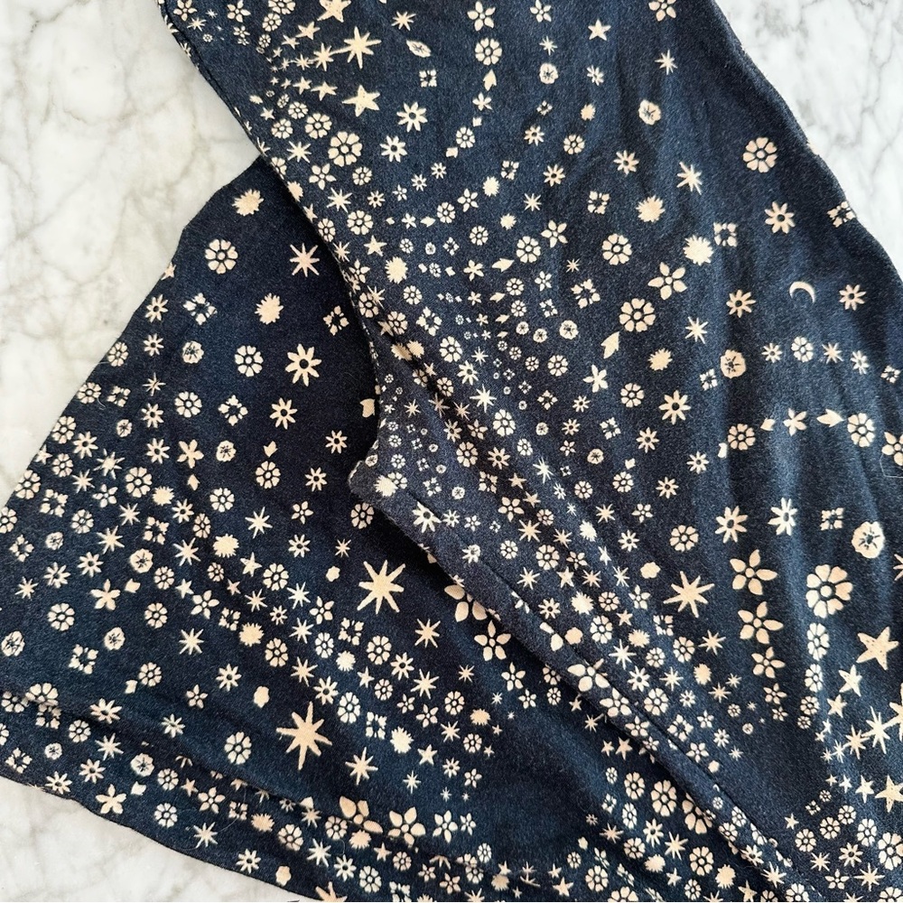Novella Royale The Janis Printed Bells - Black Star & Floral Print - Picture 3 of 5